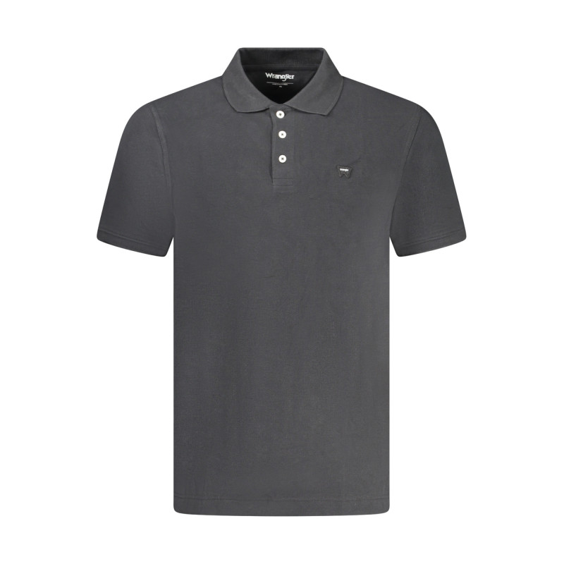 POLO WRANGLER MANCHES COURTES HOMME NOIR