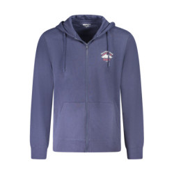 SWEAT-SHIRT ZIPPÉ POUR HOMMES WRANGLER BLEU