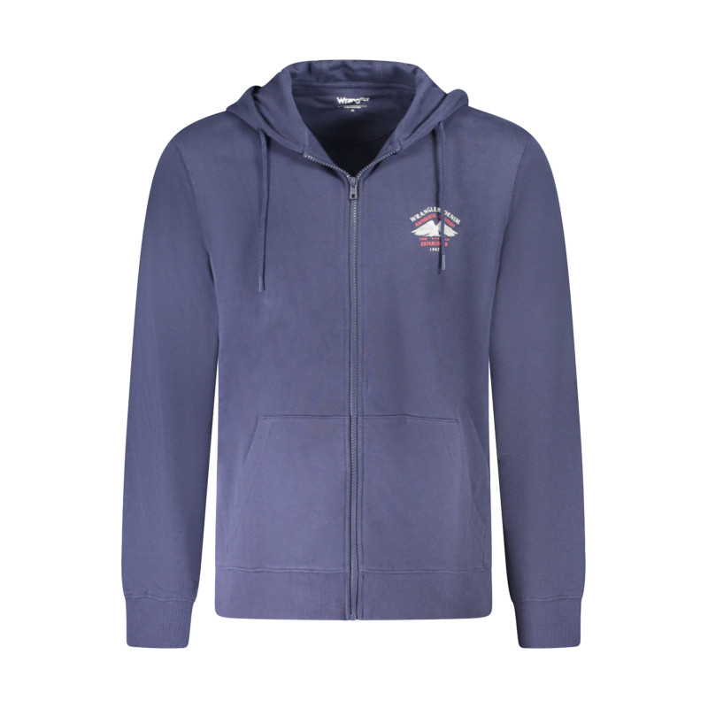 SWEAT-SHIRT ZIPPÉ POUR HOMMES WRANGLER BLEU