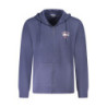 SWEAT-SHIRT ZIPPÉ POUR HOMMES WRANGLER BLEU