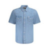 CHEMISE À MANCHES COURTES WRANGLER HOMME BLEU