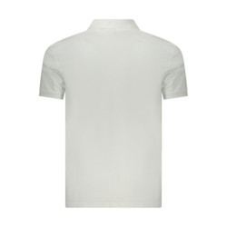 POLO CALVIN KLEIN MANCHES COURTES HOMME BLANC
