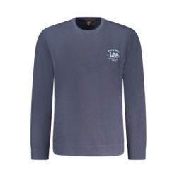 SWEAT-SHIRT ZIPPÉ BLEU POUR HOMMES LEE