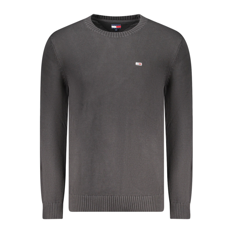 TOMMY HILFIGER MEN'S BLACK SWEATER