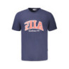 T-SHIRT À MANCHES COURTES POUR HOMMES FILA BLEU