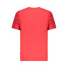 T-SHIRT À MANCHES COURTES POUR HOMMES FILA ROUGE