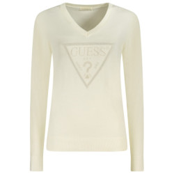GUESS JEANS WOMEN'S WHITE SWEATER