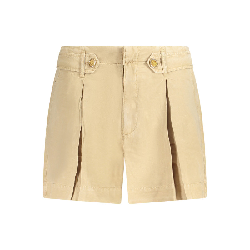 GUESS JEANS BEIGE WOMEN'S SHORT PANTS
