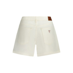 GUESS JEANS JEANS SHORT FEMME BLANC