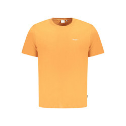 PEPE JEANS MEN'S SHORT SLEEVE T-SHIRT ORANGE