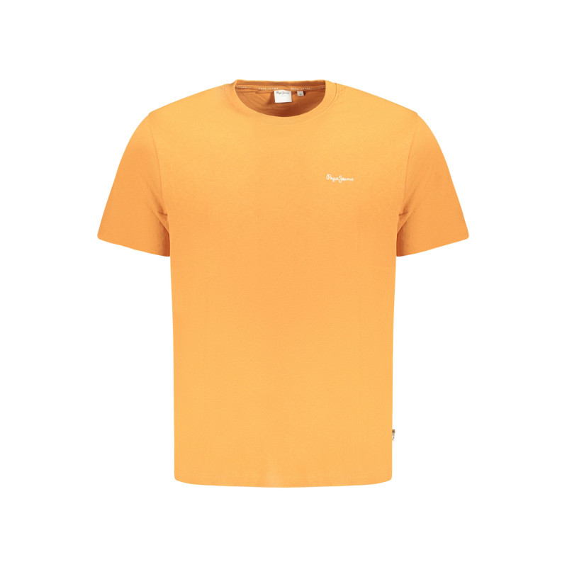 PEPE JEANS MEN'S SHORT SLEEVE T-SHIRT ORANGE