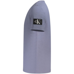 T-SHIRT À MANCHES COURTES POUR HOMMES CALVIN KLEIN BLEU