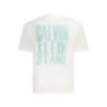 T-SHIRT À MANCHES COURTES POUR HOMMES CALVIN KLEIN BLANC