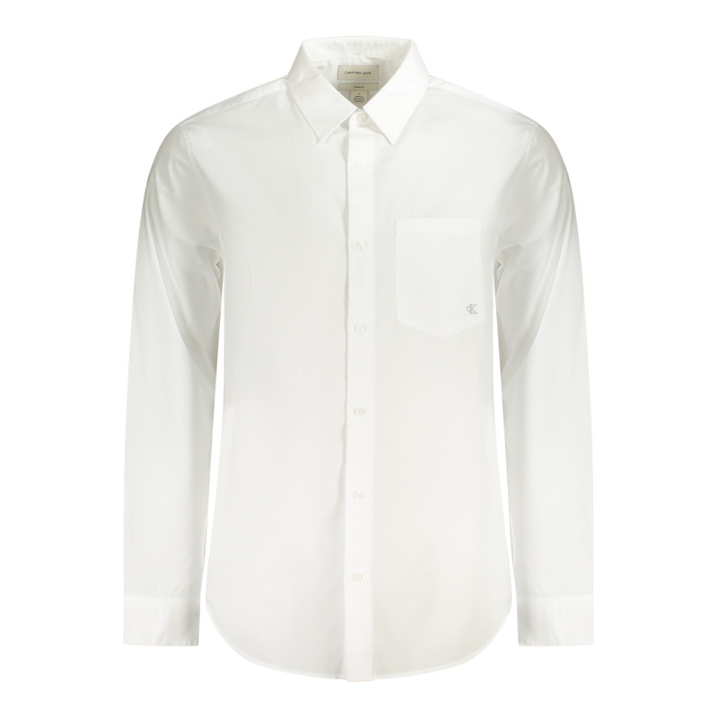 CHEMISE À MANCHES LONGUES CALVIN KLEIN HOMME BLANC