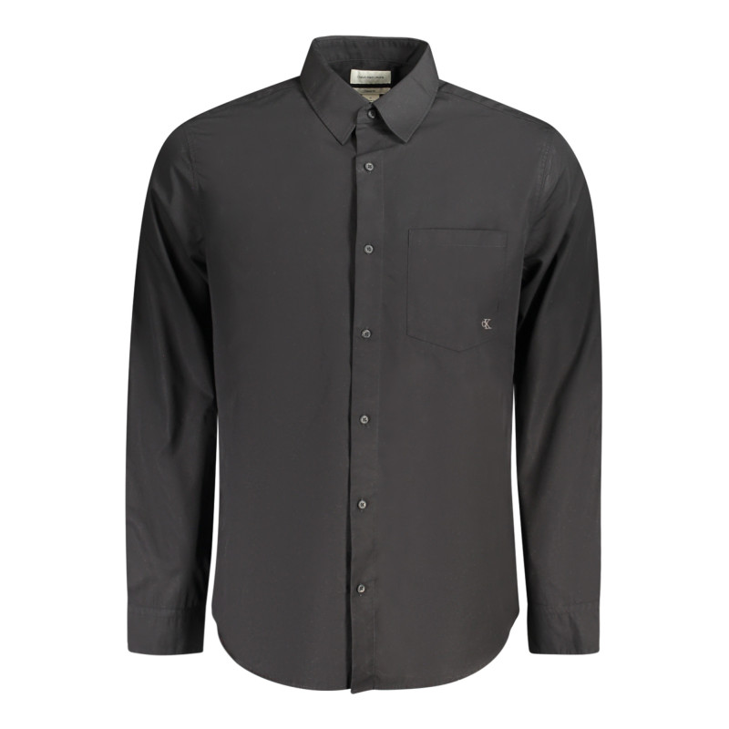 CALVIN KLEIN LONG SLEEVE SHIRT MEN BLACK