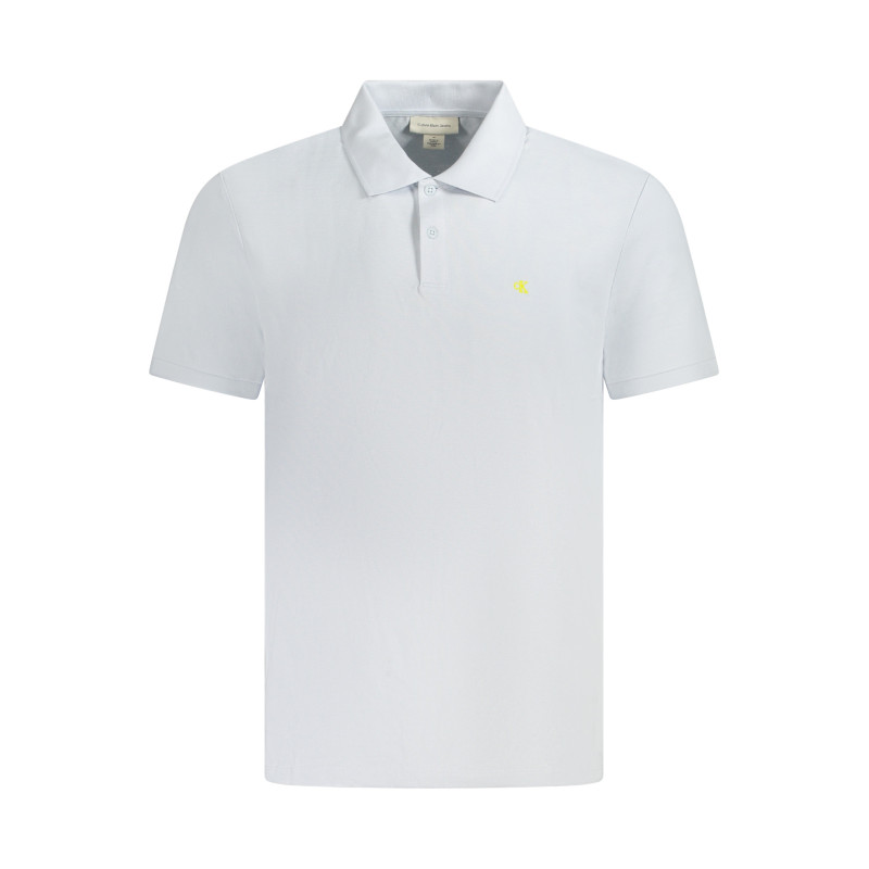 POLO CALVIN KLEIN MANCHES COURTES HOMME BLEU