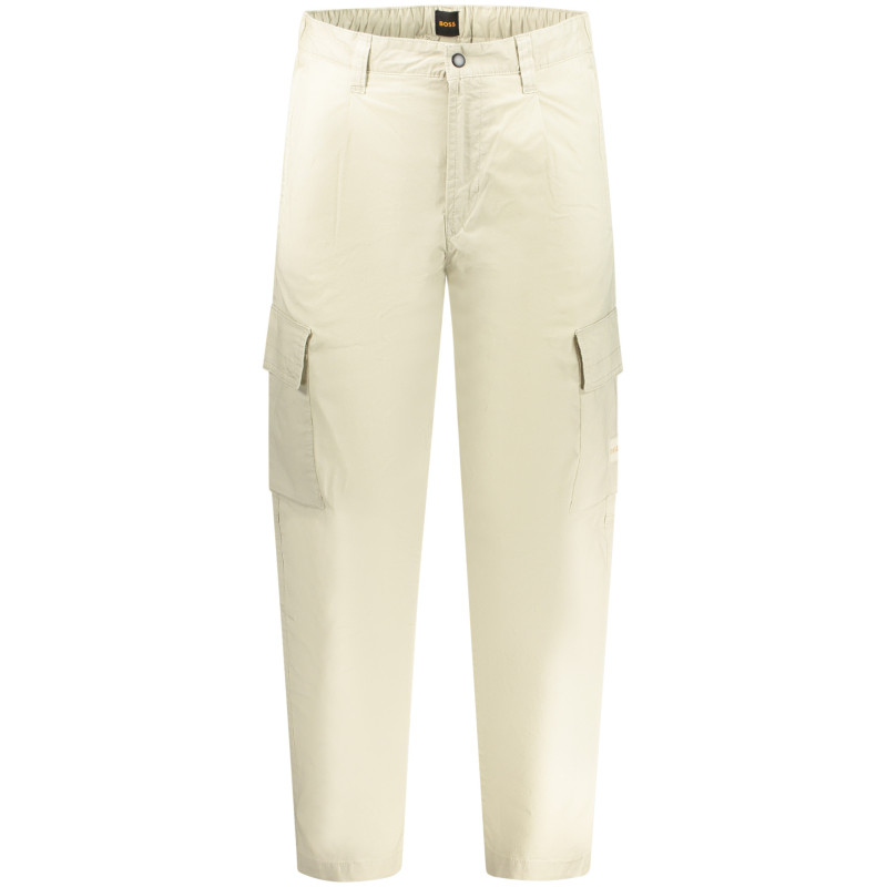 BOSS MEN'S TROUSERS BEIGE