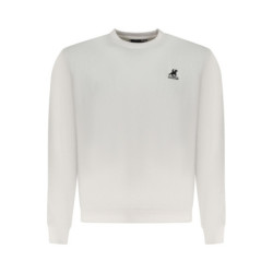SWEAT-SHIRT BLANC À FERMETURE ÉCLAIR POUR HOMME US GRAND
