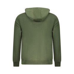 SWEAT-SHIRT VERT À FERMETURE ÉCLAIR POUR HOMME US GRAND