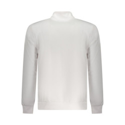 SWEAT-SHIRT BLANC À FERMETURE ÉCLAIR POUR HOMME US GRAND