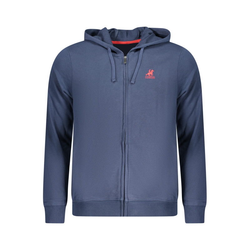 US GRAND MEN'S BLUE ZIP-UP SWEATSHIRT