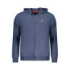 US GRAND MEN'S BLUE ZIP-UP SWEATSHIRT