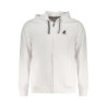 US GRAND MEN'S WHITE ZIP-UP SWEATSHIRT