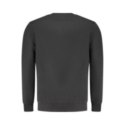 US GRAND MEN'S BLACK ZIP-UP SWEATSHIRT