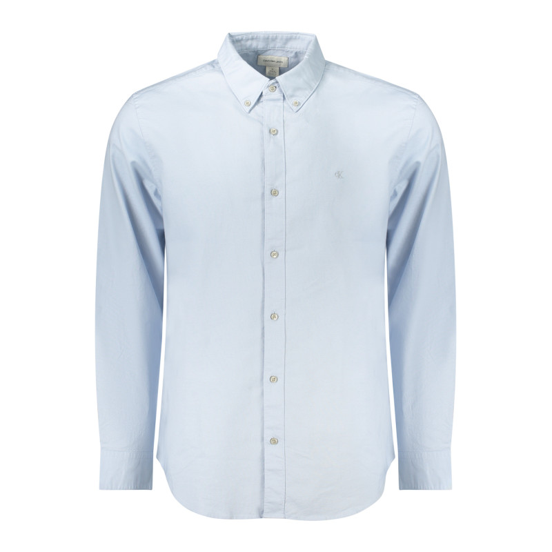 CHEMISE À MANCHES LONGUES CALVIN KLEIN HOMME BLEU