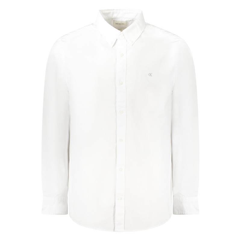 CHEMISE À MANCHES LONGUES CALVIN KLEIN HOMME BLANC