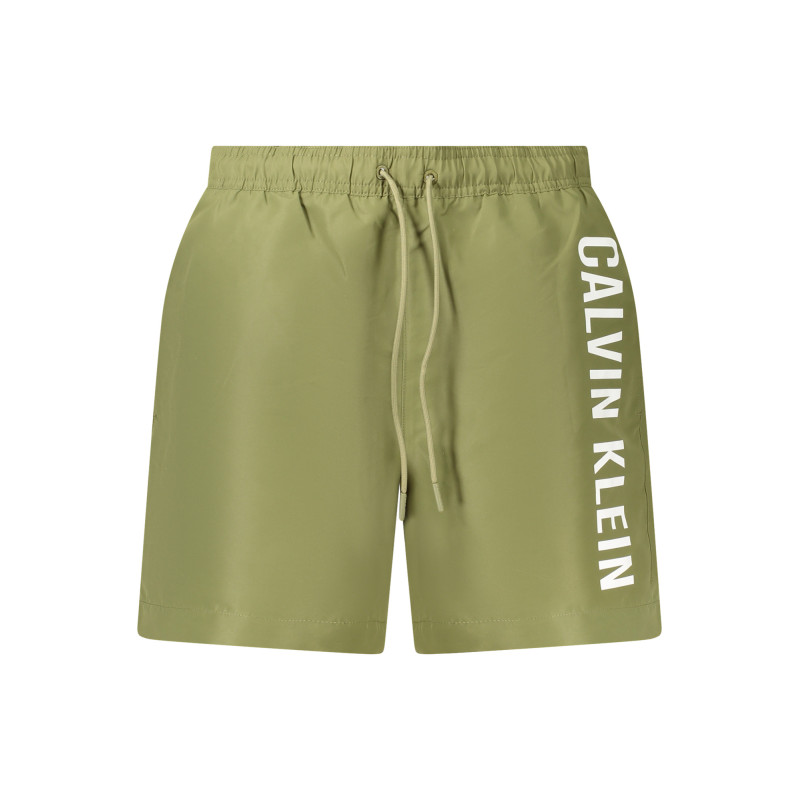 BAS DE MAILLOT DE BAIN CALVIN KLEIN HOMME VERT