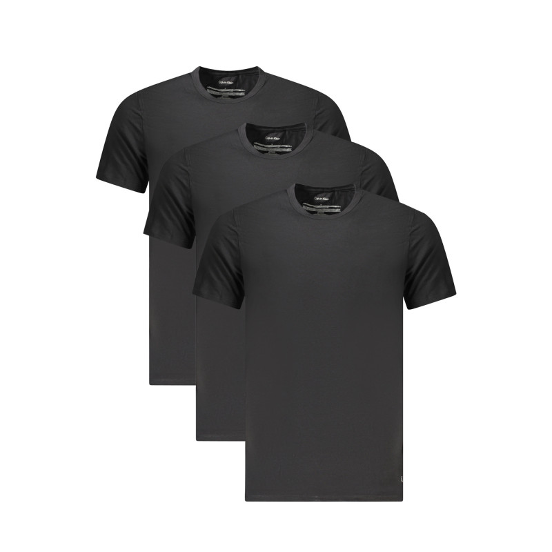 T-SHIRT À MANCHES COURTES POUR HOMMES CALVIN KLEIN NOIR
