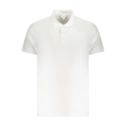 POLO À MANCHES COURTES POUR HOMMES CALVIN KLEIN BLANC
