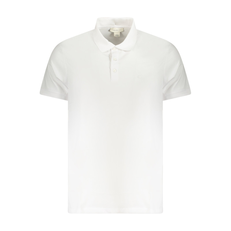CALVIN KLEIN MEN'S SHORT SLEEVE POLO WHITE