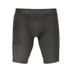 TRUSSARDI BLACK MEN'S LEGGINGS