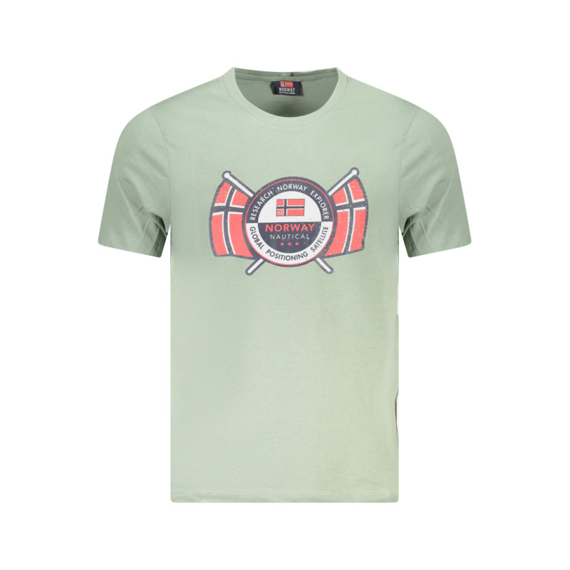 T-SHIRT À MANCHES COURTES POUR HOMME NORVÈGE 1963 VERT