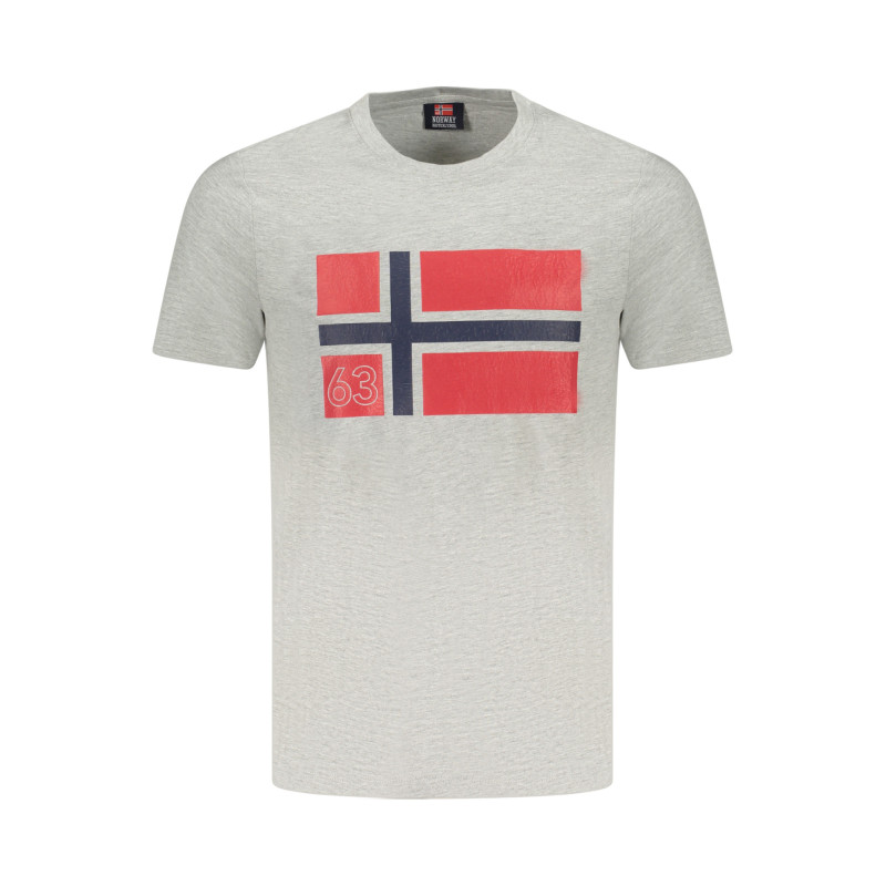 NORWAY 1963 MEN'S SHORT SLEEVE T-SHIRT GREY