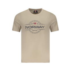 NORWAY 1963 MEN'S SHORT SLEEVE T-SHIRT BEIGE