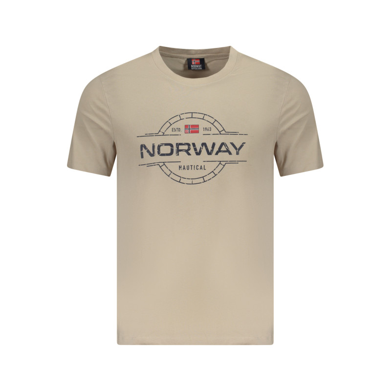 T-SHIRT À MANCHES COURTES POUR HOMME NORVÈGE 1963 BEIGE