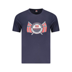 NORWAY 1963 MEN'S SHORT SLEEVE T-SHIRT BLUE