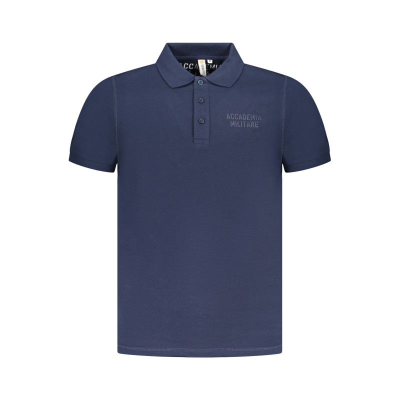 POLO BLEU À MANCHES COURTES POUR HOMMES DE L'ACADÉMIE MILITAIRE