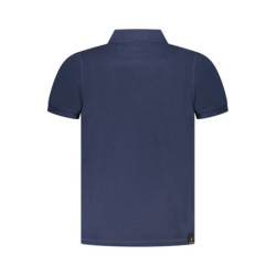 POLO BLEU À MANCHES COURTES POUR HOMMES DE L'ACADÉMIE MILITAIRE
