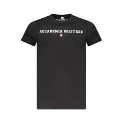 MILITARY ACADEMY BLACK MEN'S SHORT SLEEVE T-SHIRT