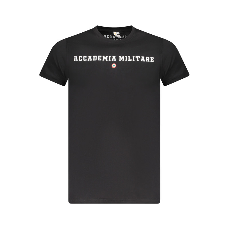 T-SHIRT NOIR À MANCHES COURTES POUR HOMMES DE L'ACADÉMIE MILITAIRE