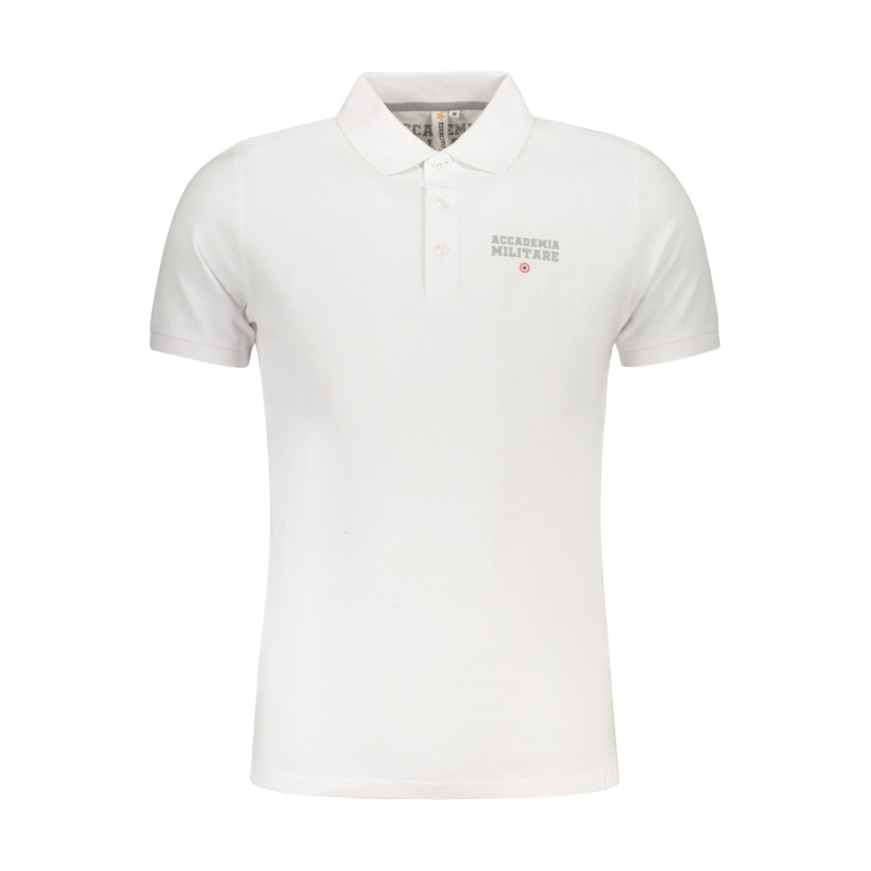 POLO À MANCHES COURTES POUR HOMMES DE L'ACADÉMIE MILITAIRE BLANC