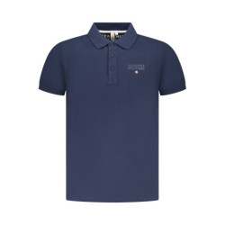 POLO BLEU À MANCHES COURTES POUR HOMMES DE L'ACADÉMIE MILITAIRE