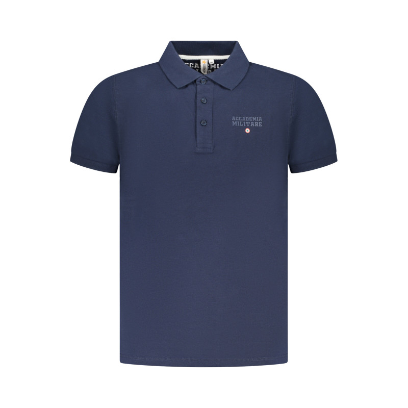 POLO BLEU À MANCHES COURTES POUR HOMMES DE L'ACADÉMIE MILITAIRE