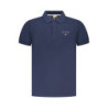 MILITARY ACADEMY MEN'S BLUE SHORT SLEEVE POLO