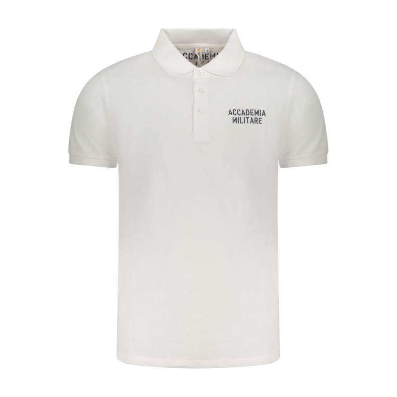 POLO À MANCHES COURTES POUR HOMMES DE L'ACADÉMIE MILITAIRE BLANC