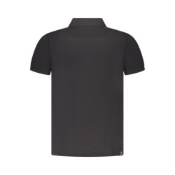 MILITARY ACADEMY BLACK MEN'S SHORT SLEEVE POLO